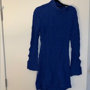 L'Academie Blue Backless Dress